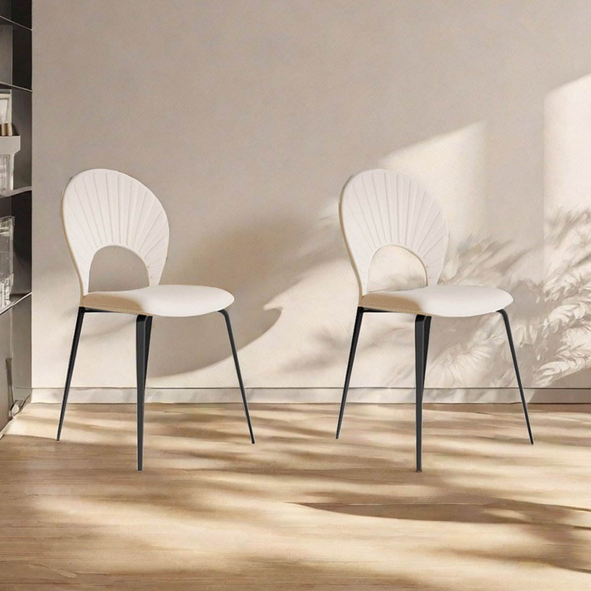 MRzenghong Dining chair Home scallop shell chair leisure chair Wayfair